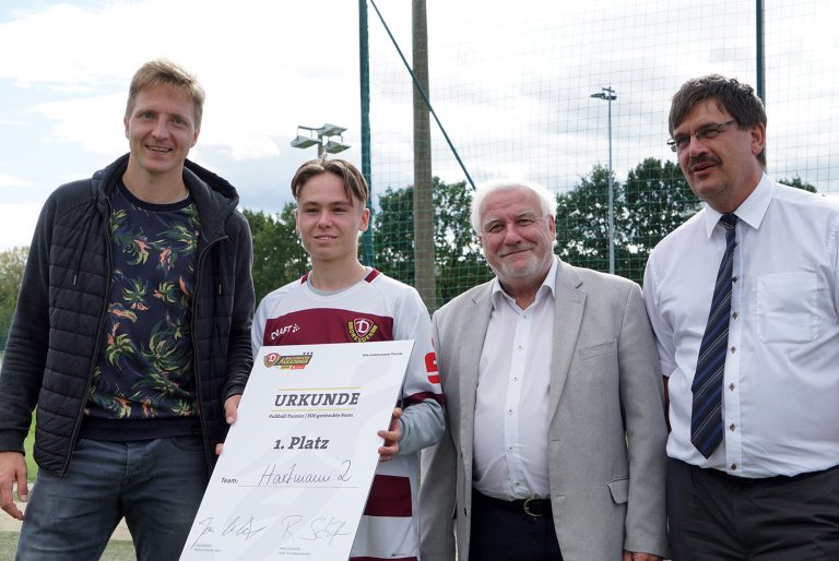 Neuer Sportpate: Dynamo-Spieler Marco Hartmann coacht Nachwuchstalente