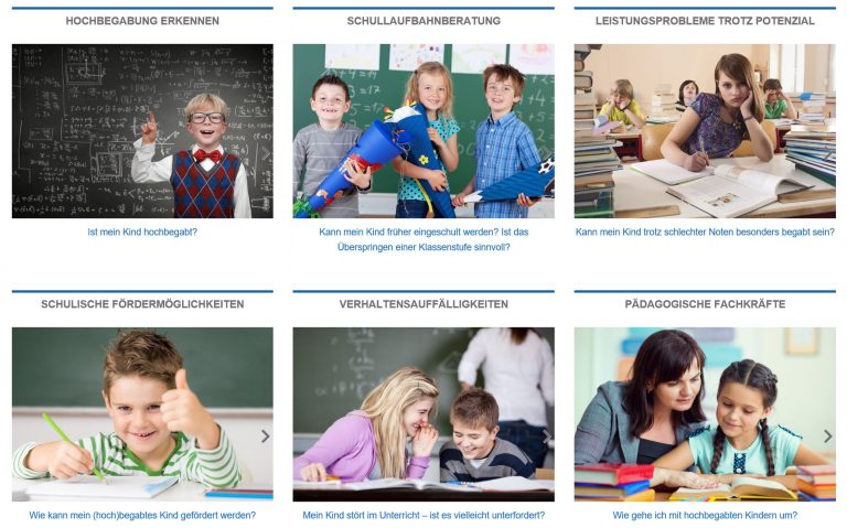 Beratungsstelle zur Begabtenförderung startet mit neuem Online-Auftritt