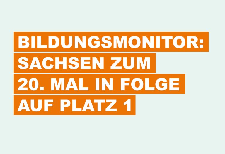 Sachsen erneut auf Platz 1 beim Bildungsmonitor