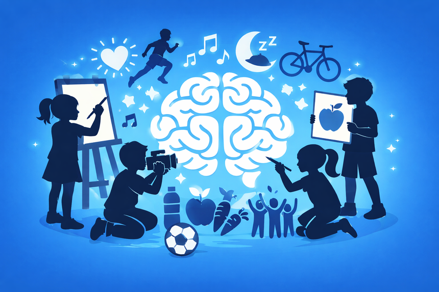 Schulwettbewerb: Kreativ für Hirngesundheit – Wissen teilen und gewinnen